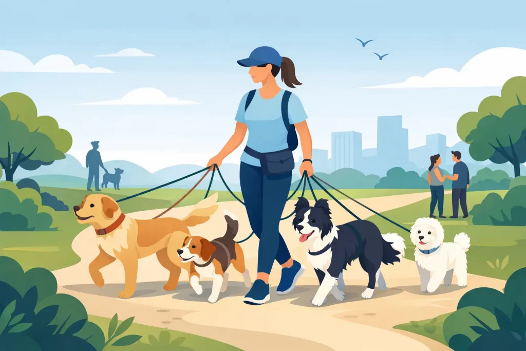 Is Group Dog Walking Right for Your Dog?