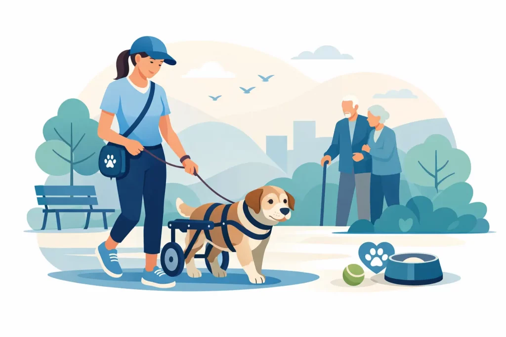 Walking Service for Senior Dogs That Works