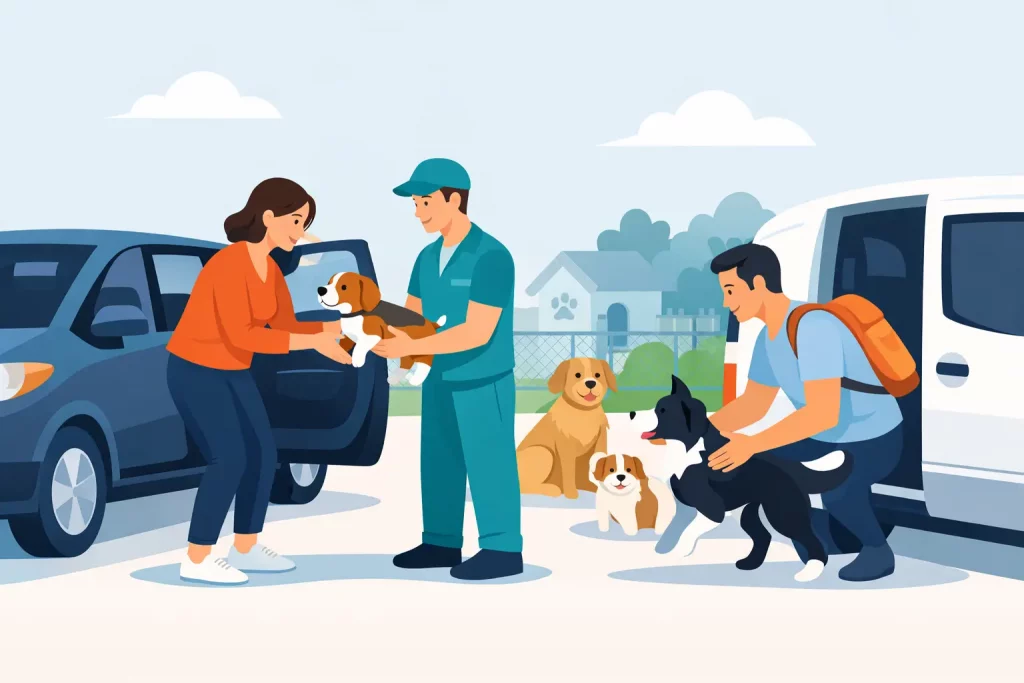 Pick Up Drop Off Dog Daycare Explained