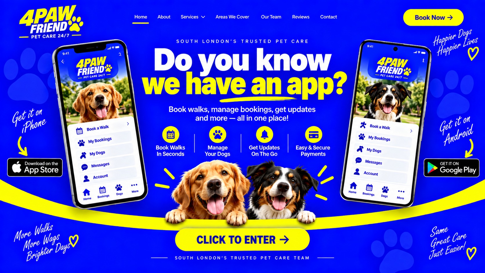 Do you know we have an app? 4 Paw Friend